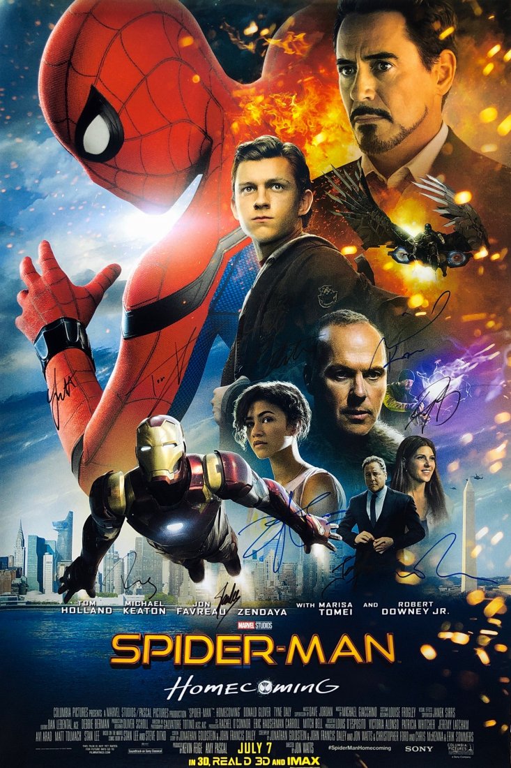 Homecoming Tom Holland 2017 Action Movie 14/"x21/" Poster 025 Spider Man