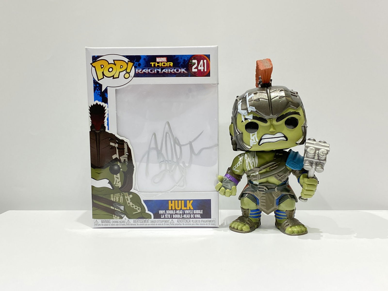 Marvel Avengers Hulk Mark Ruffalo Funko Pop Autographed: Autographed by: Mark Ruffalo All items come with COA which has professional authentication services by experts. Certificate come with unique silver hologram and serial number autograph. Items might al