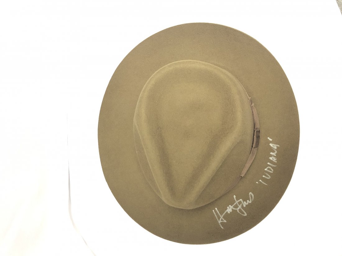 Harrison Ford Autograph Signed Indiana Jones Hat (1 of 1)
