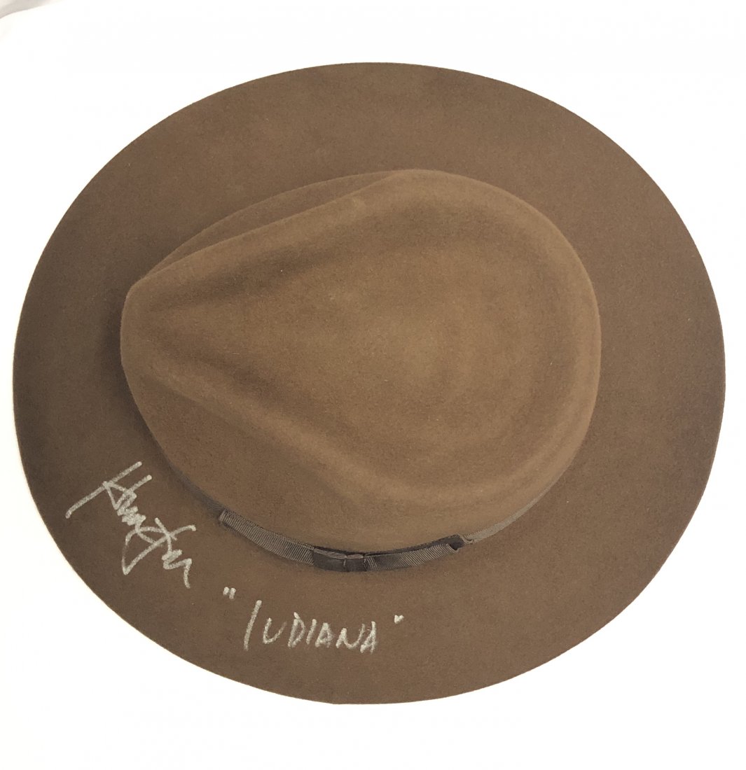 Harrison Ford Autograph Signed Indiana Jones Hat (1 of 3)