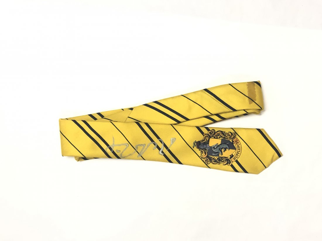 J.K. Rowling Autograph Signed Harry Potter Tie (1 of 1)