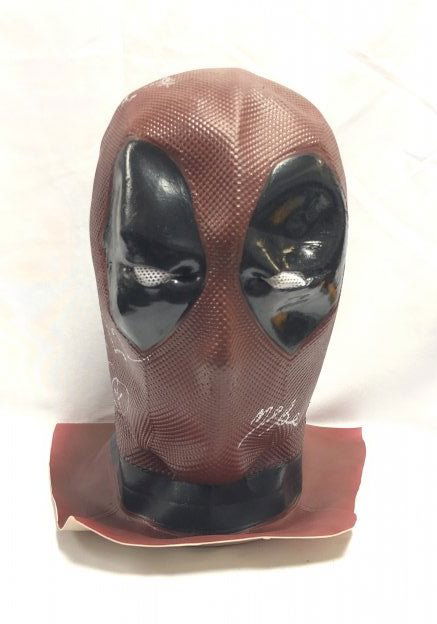 Deadpool Ryan Reynolds Stan Lee Signed Autograph Mask (1 of 5)