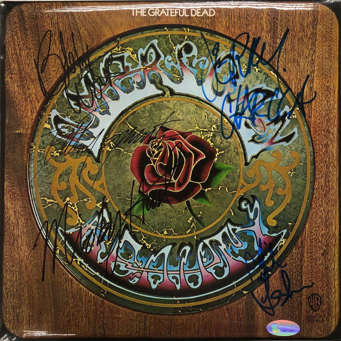 The Greatful Dead Jerry Garcia Bob Weir Autograph Vinyl (1 of 1)