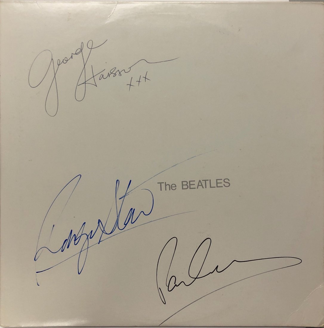 Beatles Ringo Starr Paul McCartney Signed Vinyl (1 of 1)