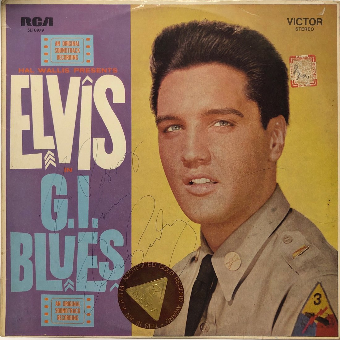 Elvis Presley Autograph Signed G I Blues Vinyl (1 of 1)
