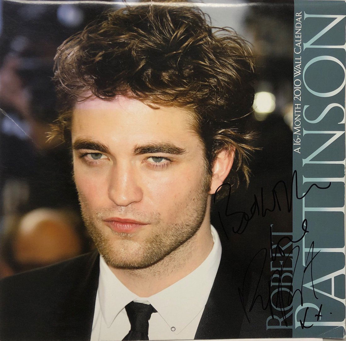 Twilight Robert Pattinson Autograph Signed Calendar (1 of 1)