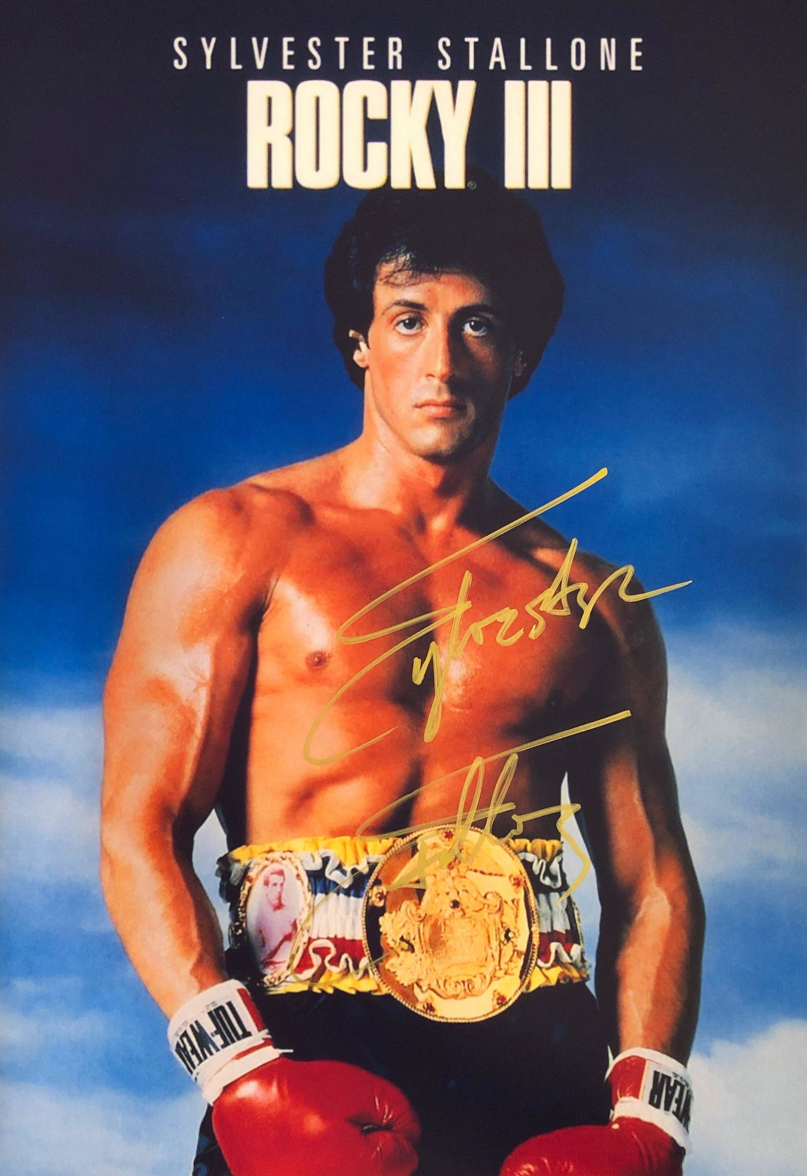 Sylvester Stallone Autograph Signed Photo: Autographed by: Sylvester Stallone Size: 8" x 10" All items come with COA which has professional authentication services by experts. Certificate come with unique silver hologram and serial number auto