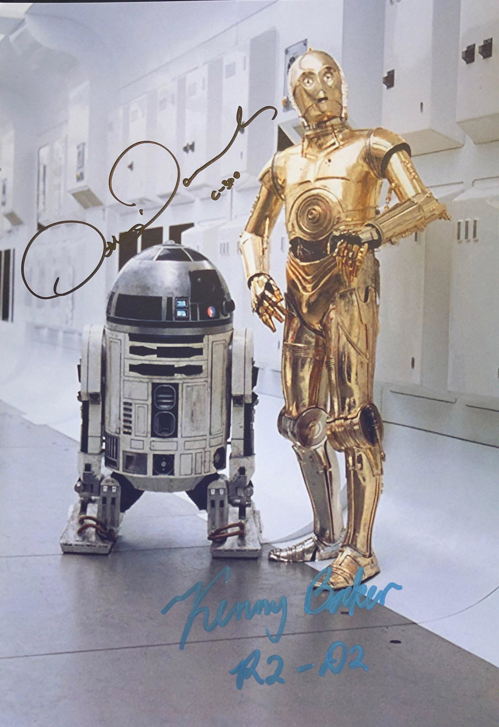 Anthony Daniels Kenny Baker Autograph Signed Photo: Autographed by: Anthony Daniels, Kenny Baker Size: 8" x 10" All items come with COA which has professional authentication services by experts. Certificate come with unique silver hologram and serial n