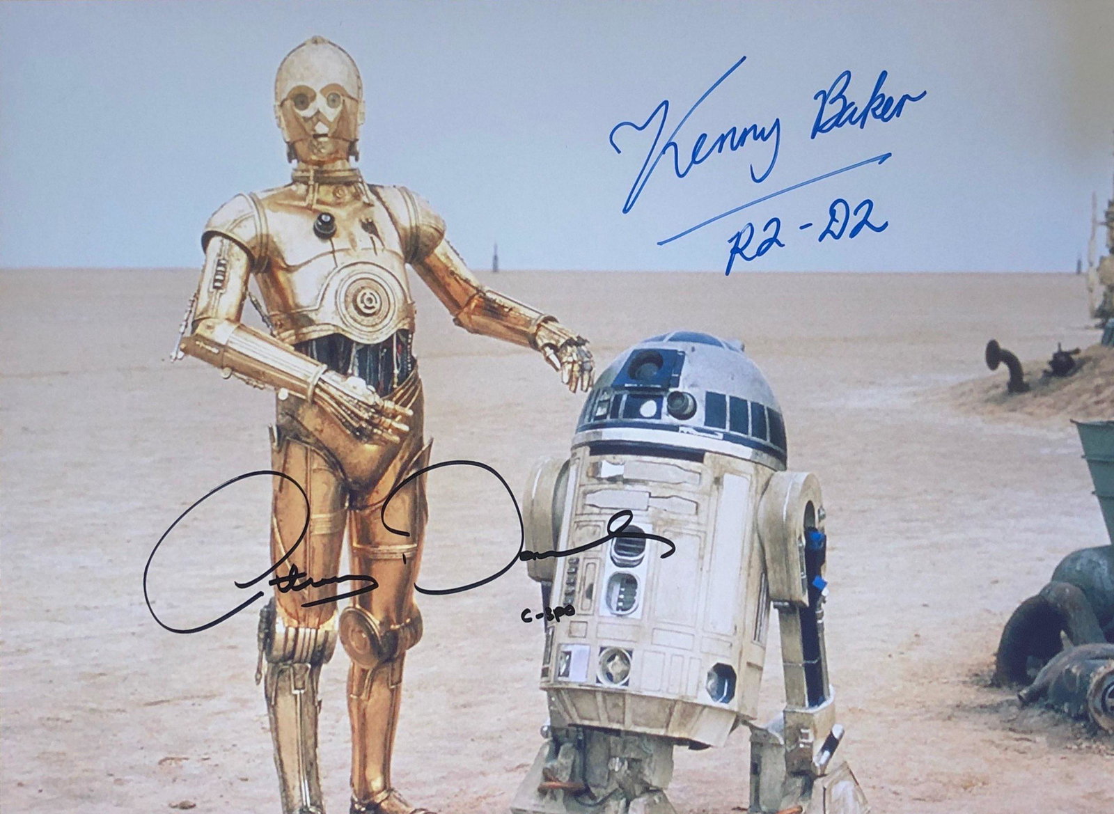 Anthony Daniels Kenny Baker Autograph Signed Photo: Autographed by: Anthony Daniels, Kenny Baker Size: 8" x 10" All items come with COA which has professional authentication services by experts. Certificate come with unique silver hologram and serial n