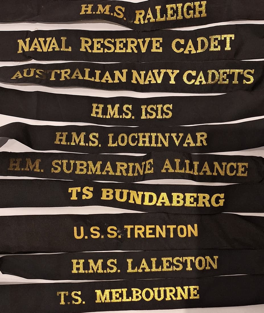 COMMONWEALTH Navy Cap Tallies (1 of 1)