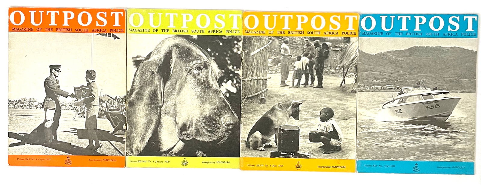 RHODESIA.BSAP Outpost Magazine Periodical lot of 4 (1 of 1)