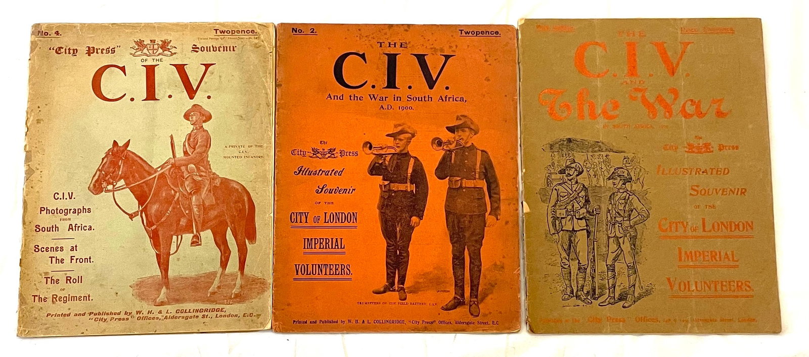 BOER WAR.CIV and the War in South Africa, 3 Editions (1 of 1)