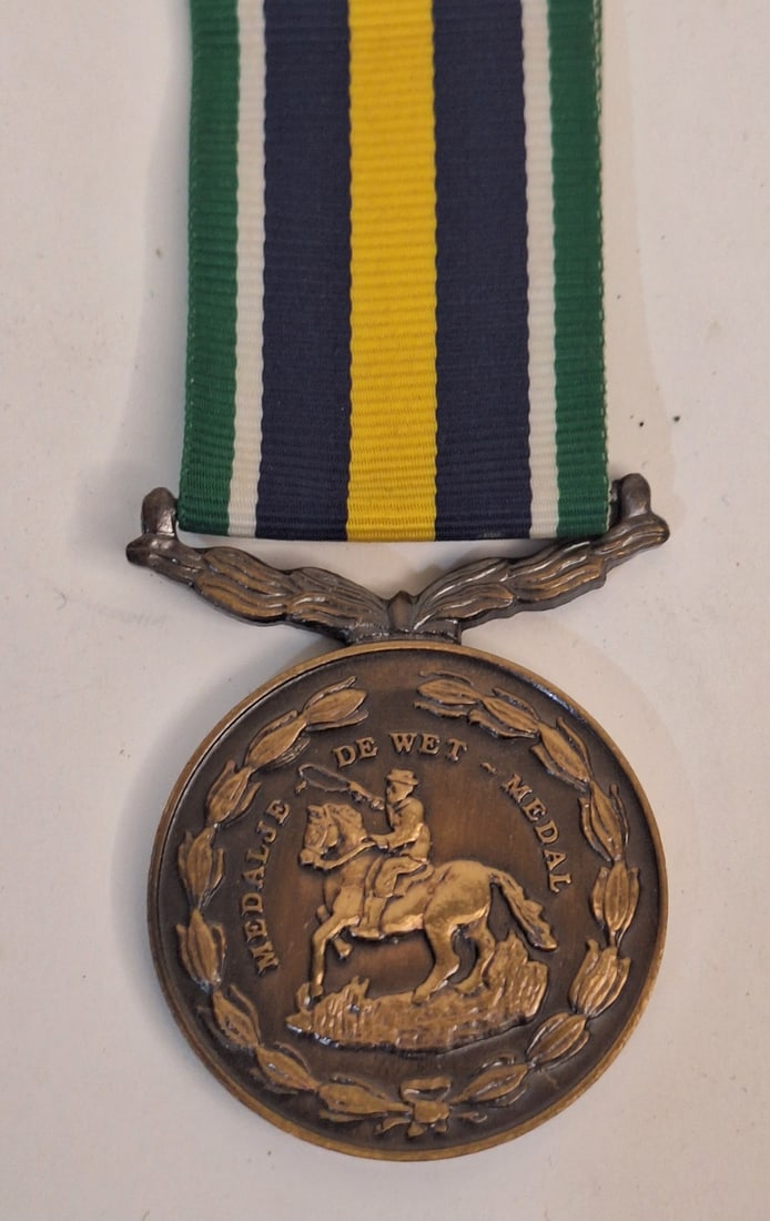 SOUTH AFRICA.SADF De Wet Medal (1 of 2)