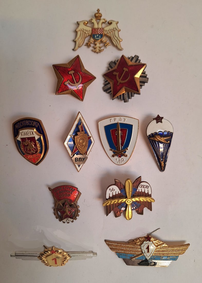 SOVIET UNION.Metal Badge Lot (1 of 2)
