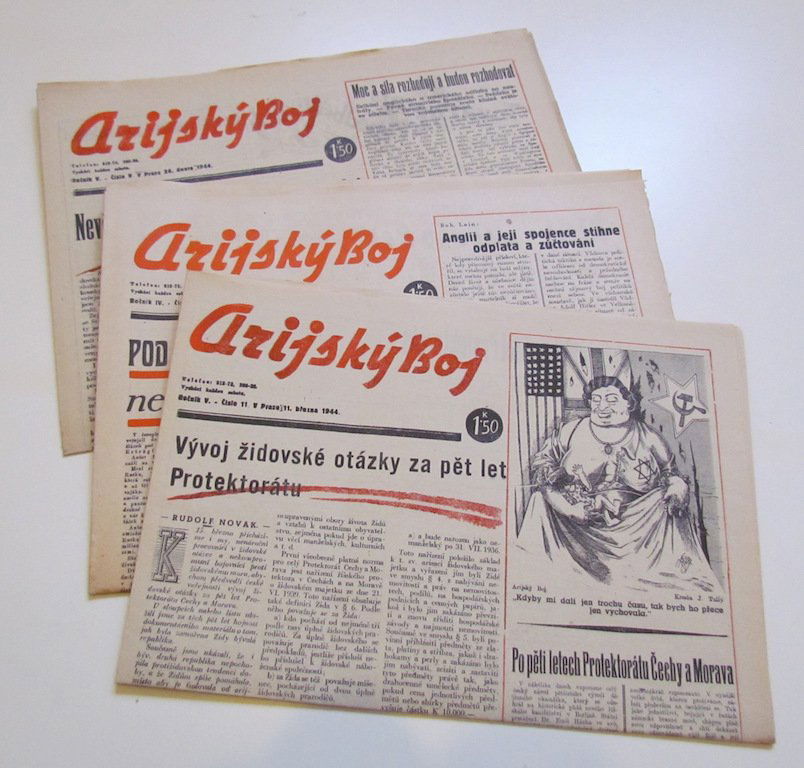 Anti-Semitic Newspapers -  "Arijsky Boj" (1 of 5)