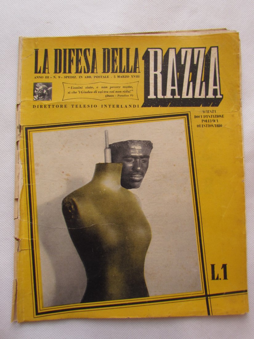 Magazine - "La Difesa della Razza" - Anti - Semitic (1 of 6)