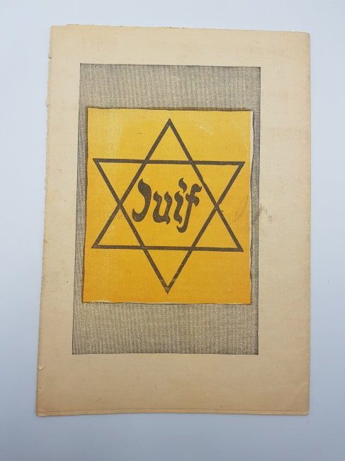 French Anti-Semitic Propaganda Cover Showing JUIF Star (1 of 4)