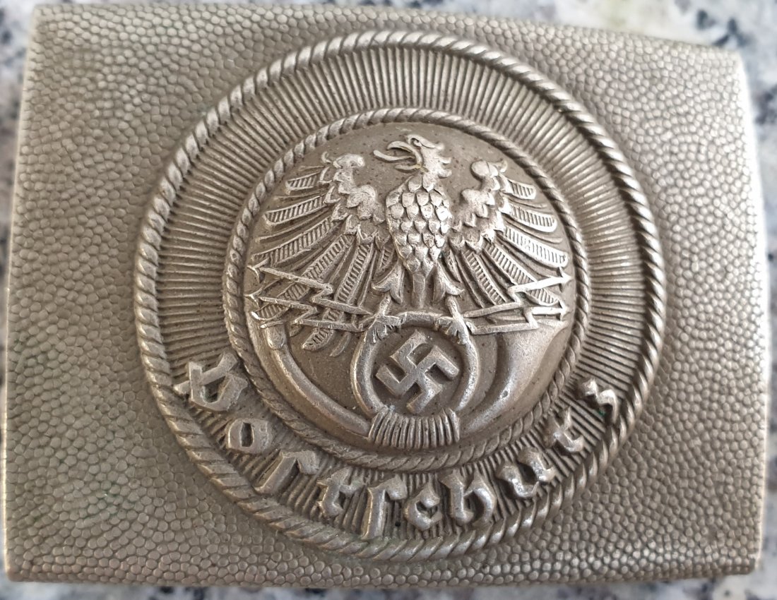 German WW2 Postschutz Enlisted Men Belt Buckle WWII (1 of 3)