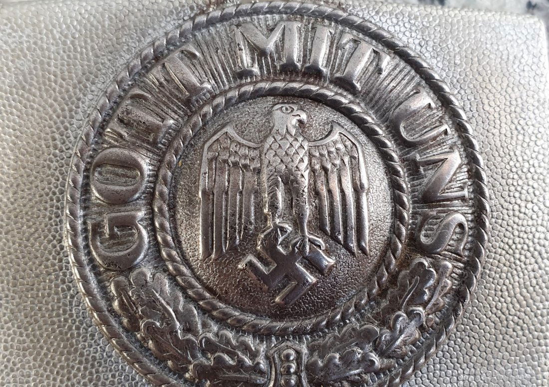 German Wehrmacht Enlisted Men Belt Buckle Berg & Nolte (1 of 3)