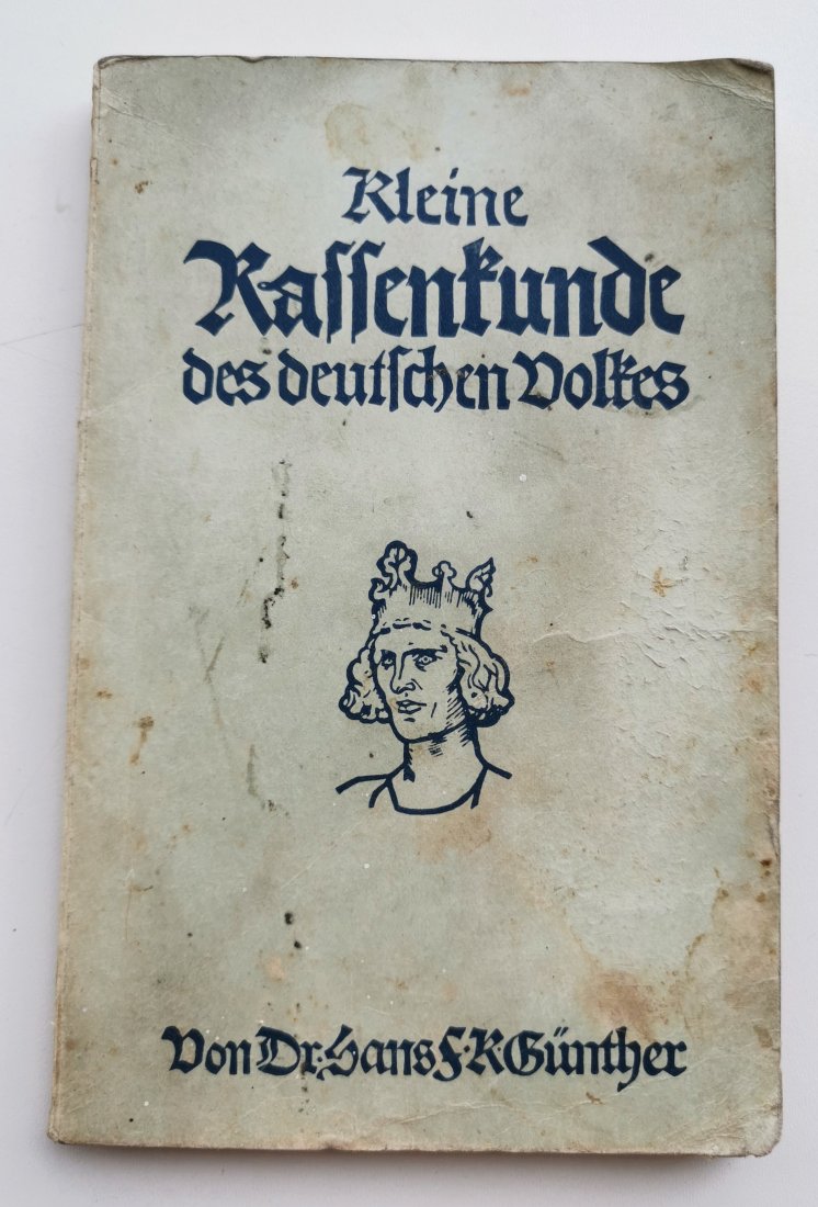Book "Kleine Rassenkunde des deutschen Volkes": Rassenkunde des deutschen Volkes (English: Racial Science of the German People), is a book written by German race researcher and Nazi Party member Hans Günther and published in 1922. The book strongl