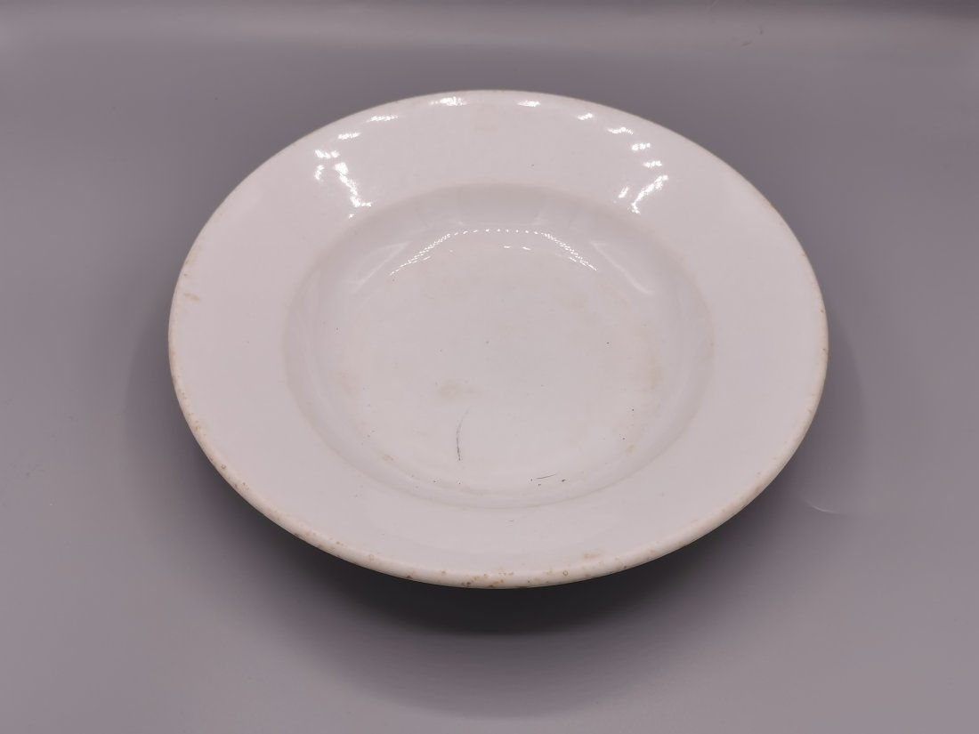 SS REICH 1940 Marked Mess Hall Serving Plate - Kantine: SS - Reich - Gorgeous original SS REICH 1940 marked Mess Hall Serving Plate (Canteen Platte) found in SS training camp area in Poland. "SS-Reich" was the marking for SS mess dinnerware made by differe