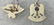 German Set of White Plastic Badges HJ (Hitlerjugend) - 2