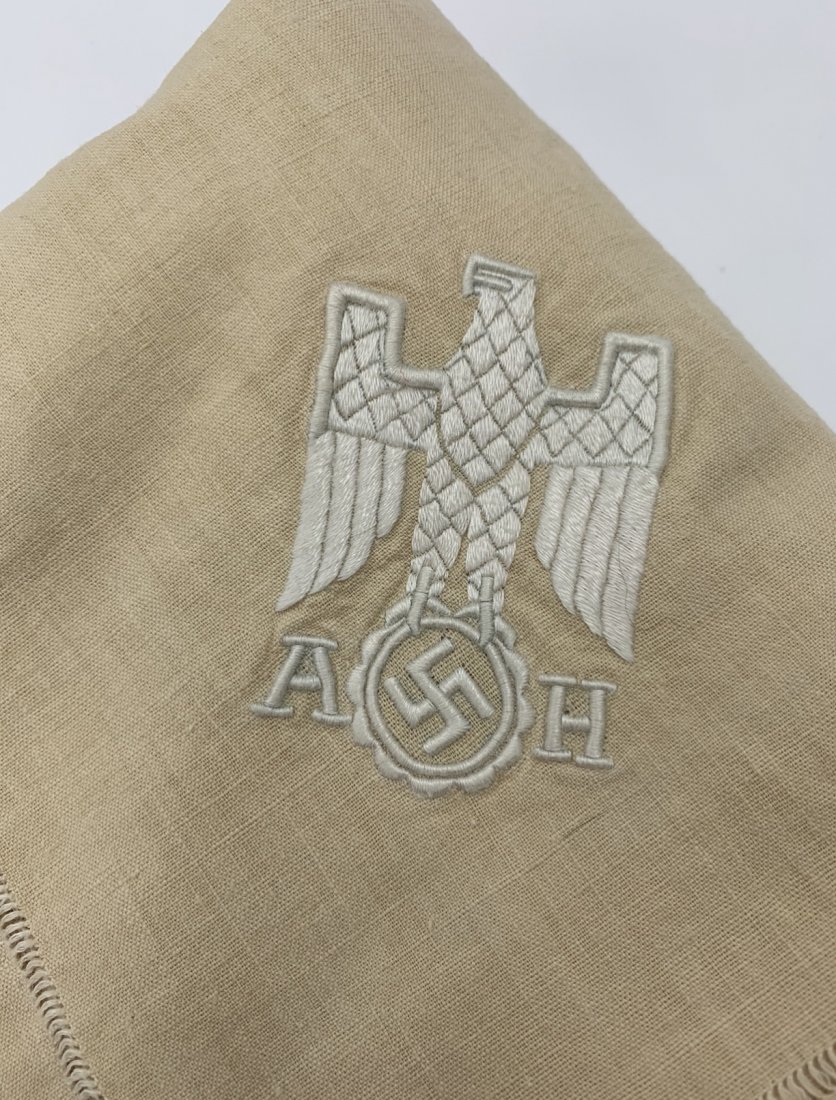 Adolf Hitler Larger Informal Tablecloth: Adolf Hitler Larger Informal Tablecloth..Roughly 59 x 49 Inches..Fantastic condition with no holes..