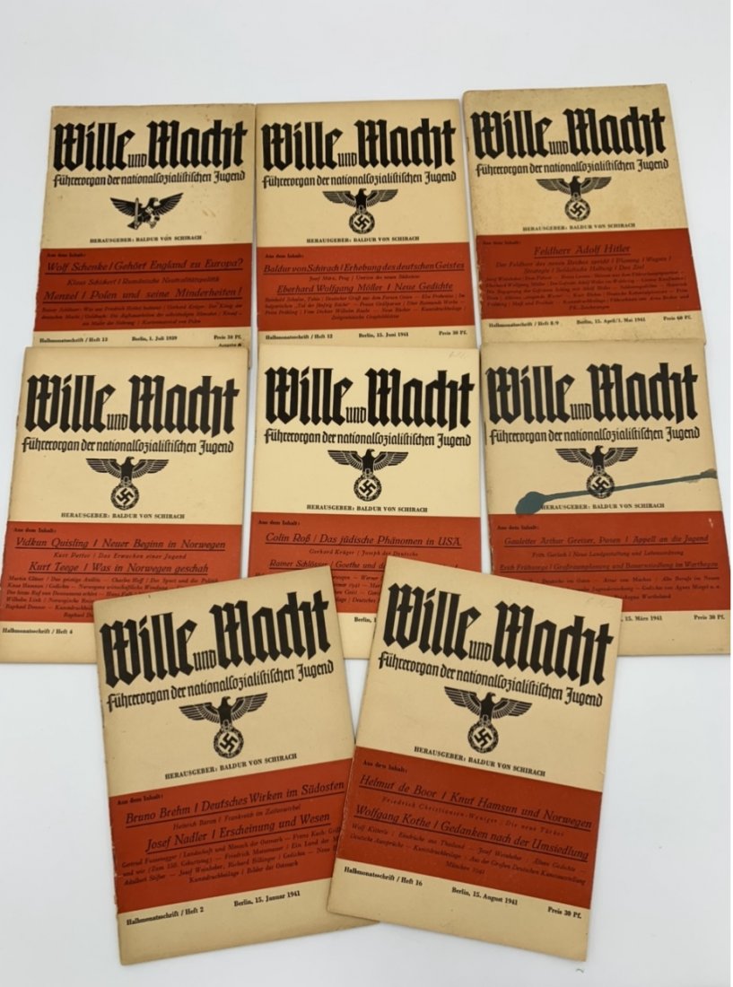 Hitler Youth Books (Willie und Macht) Set of 8: Hitler Youth Books (Willie und Macht) Set of 8