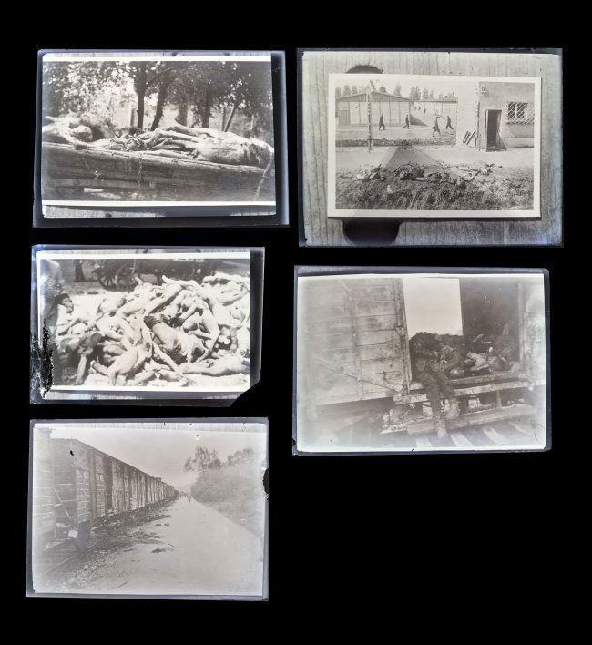 5 Graphic Glass Negatives of KL Dachau After Liberation (1 of 12)