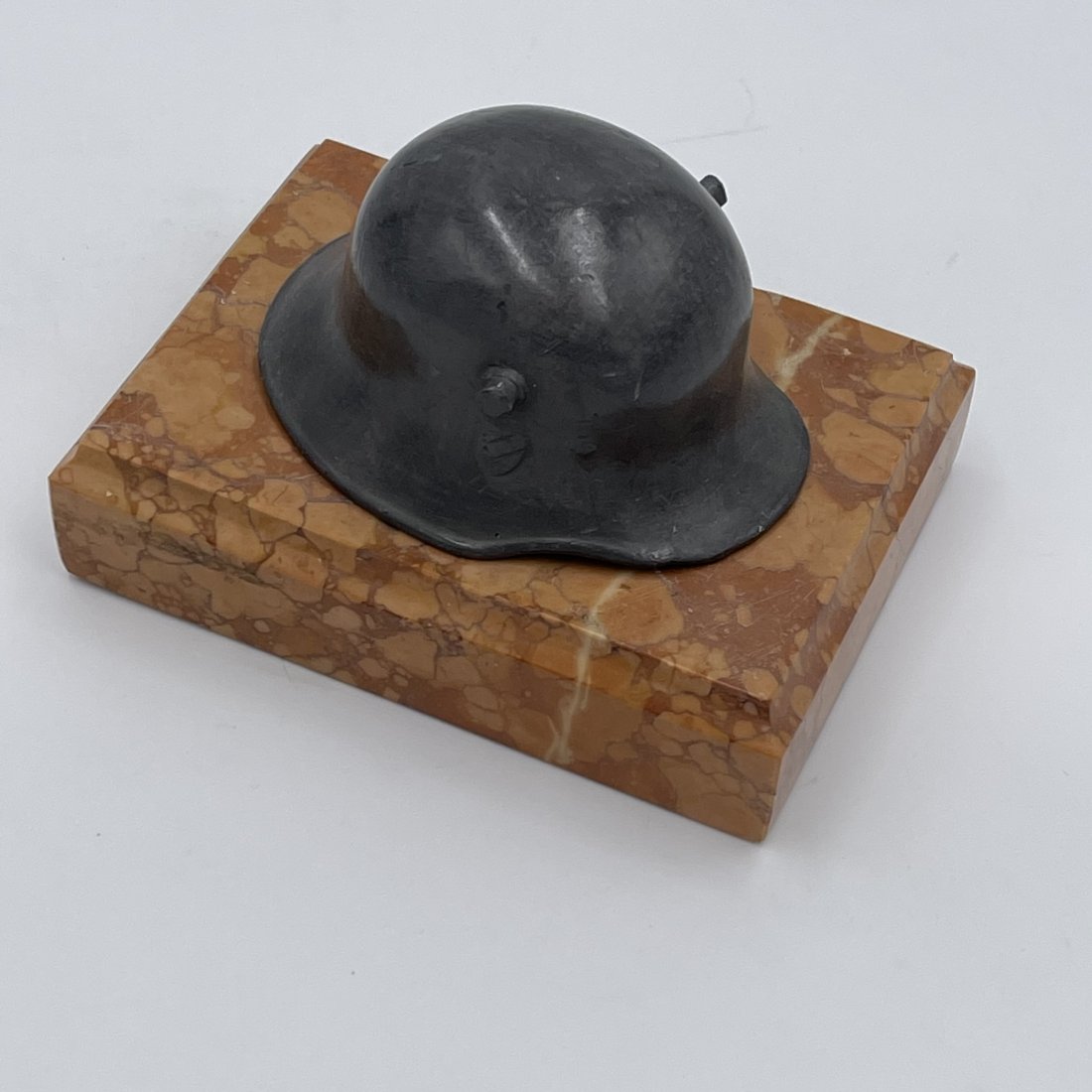 German Helmet Desk Weight WWII (1 of 3)