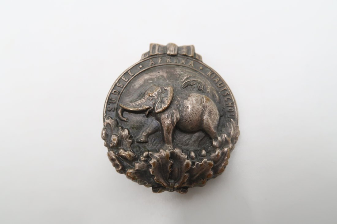 WWI German Colonial Honour "Elephant" Badge: A German Colonial Honour "Elephant" Badge. The German Colonial Honour Badge also refered to as the Elephantenorden (Elephant's Order). Awarded to German subjects and foreign citizens who were acting o