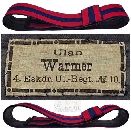 The Parade Belt of the Ulan: The Parade Belt of the Ulan Parade belt of the lancer from Ulanen-Regiment Prinz August von Württemberg No. 10 (formed in Züllichau - now Sulechów, a town in western Poland). Owner identification p