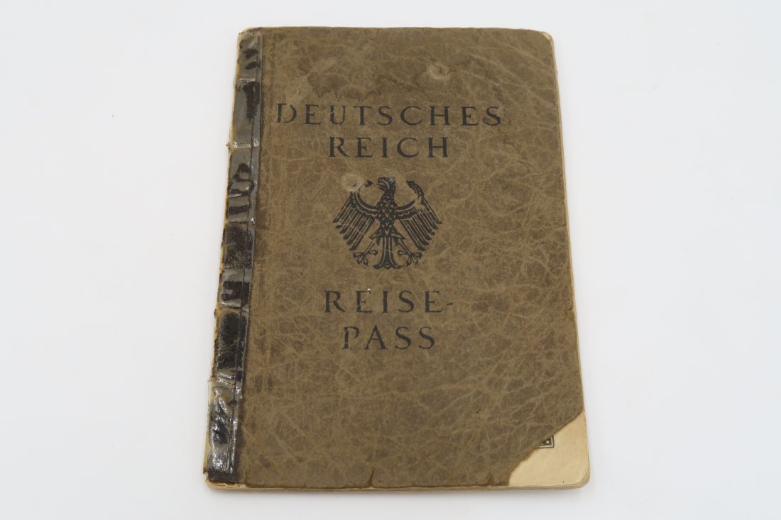 German Reich - Passport Issued to a German in Canada: German Reich - passport issued to a German in Canada who was obviously resident in the USA (Forest Hills, New York). Registered several trips including USA, Canada, England, Belgium, Holland, France, 