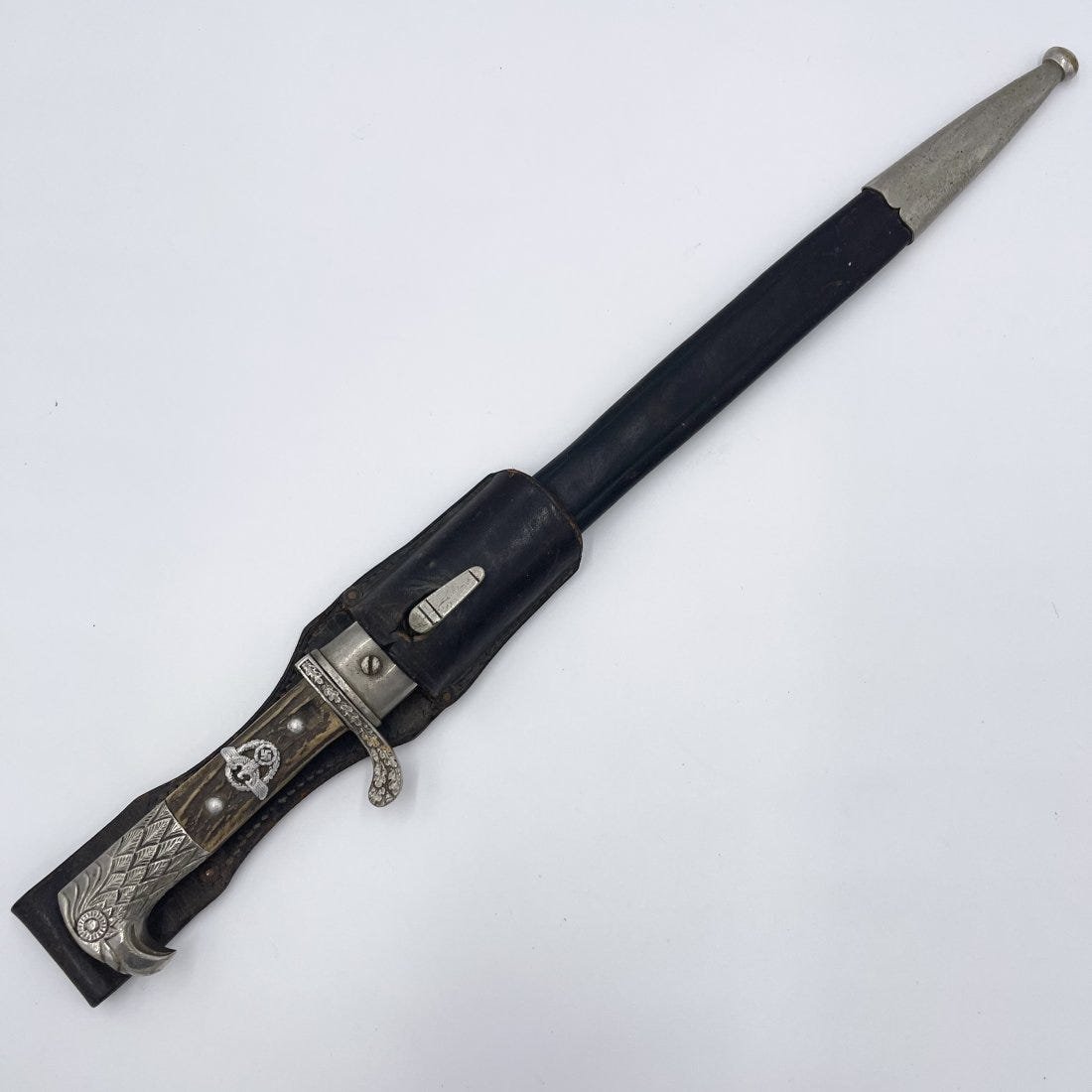 German Police Dress Bayonet - Eickhorn - Vet Bring Back: German WWII Police Dress Bayonet - Eickhorn. This was a vet bring back and purchased from the family in West Virginia. Untouched piece, exactly how it was brought home.