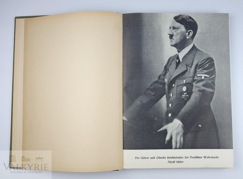 Photo Book "The Great German Campaign Against Poland": Photo book with the collaboration of Hitler's photographer Heinrich Hoffmann "Die Grosse Deutsche Feldzug gegen Poland" (The Great German Campaign Against Poland). Published in 1940.A chronicle of the