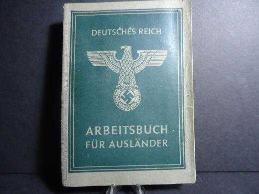 GERMAN SLAVE LABOR WORKER ID BOOKS - Set of 4 (1 of 6)