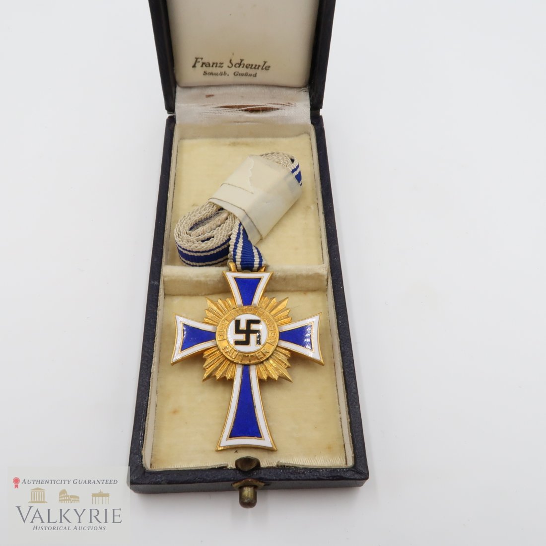 German Cased Mother's Cross in Gold (1 of 4)