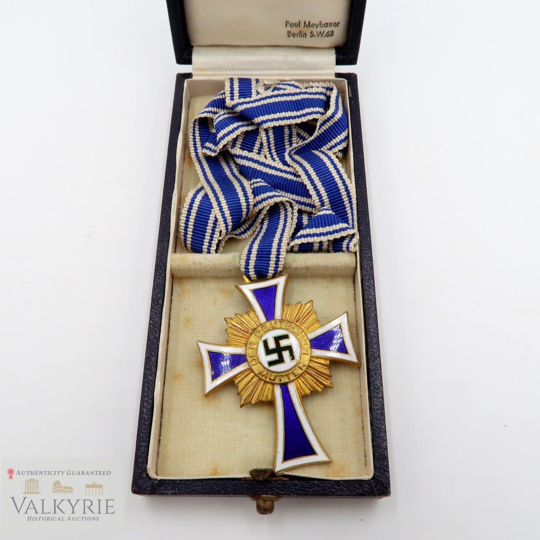 German WWII Cased Mother's Cross in Gold (1 of 3)
