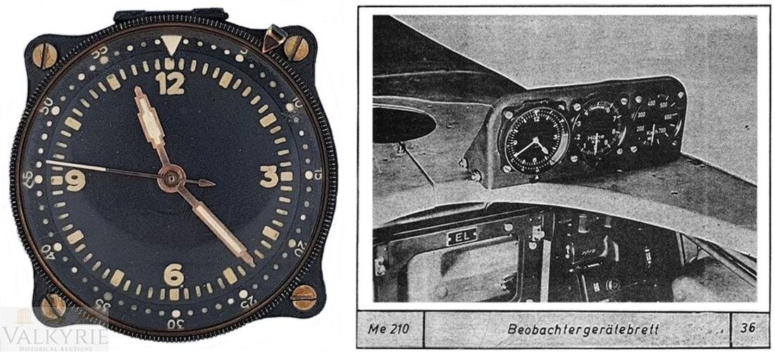 Board Clock Ju-88 German Air Force. (1 of 18)