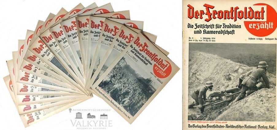 16 Issues Der Frontsoldat Erzahlt -Magazine For Soldier (1 of 17)