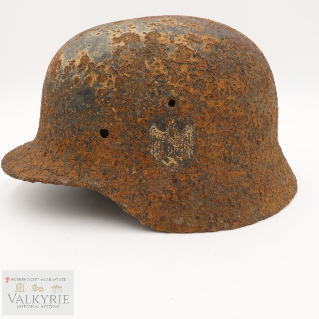 German WWII Heer Helmet - Relic from Russian Front (1 of 4)