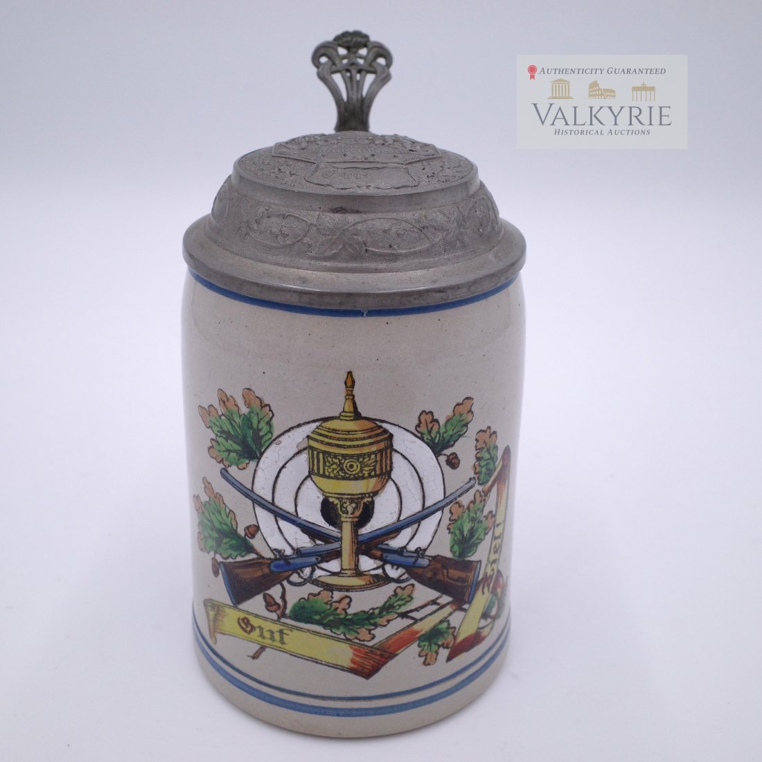 German Bavarian Shooting Award Stein .5L: German Bavarian Shooting Award Stein .5L