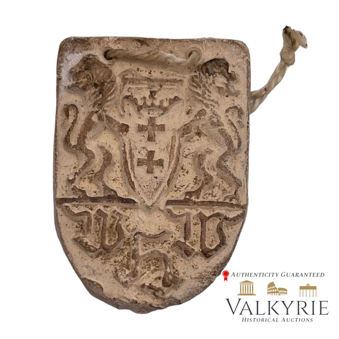 Small Ceramic Badge from Danzig ( Gdansk ) Probably Winterhilfe WHW (1 of 2)