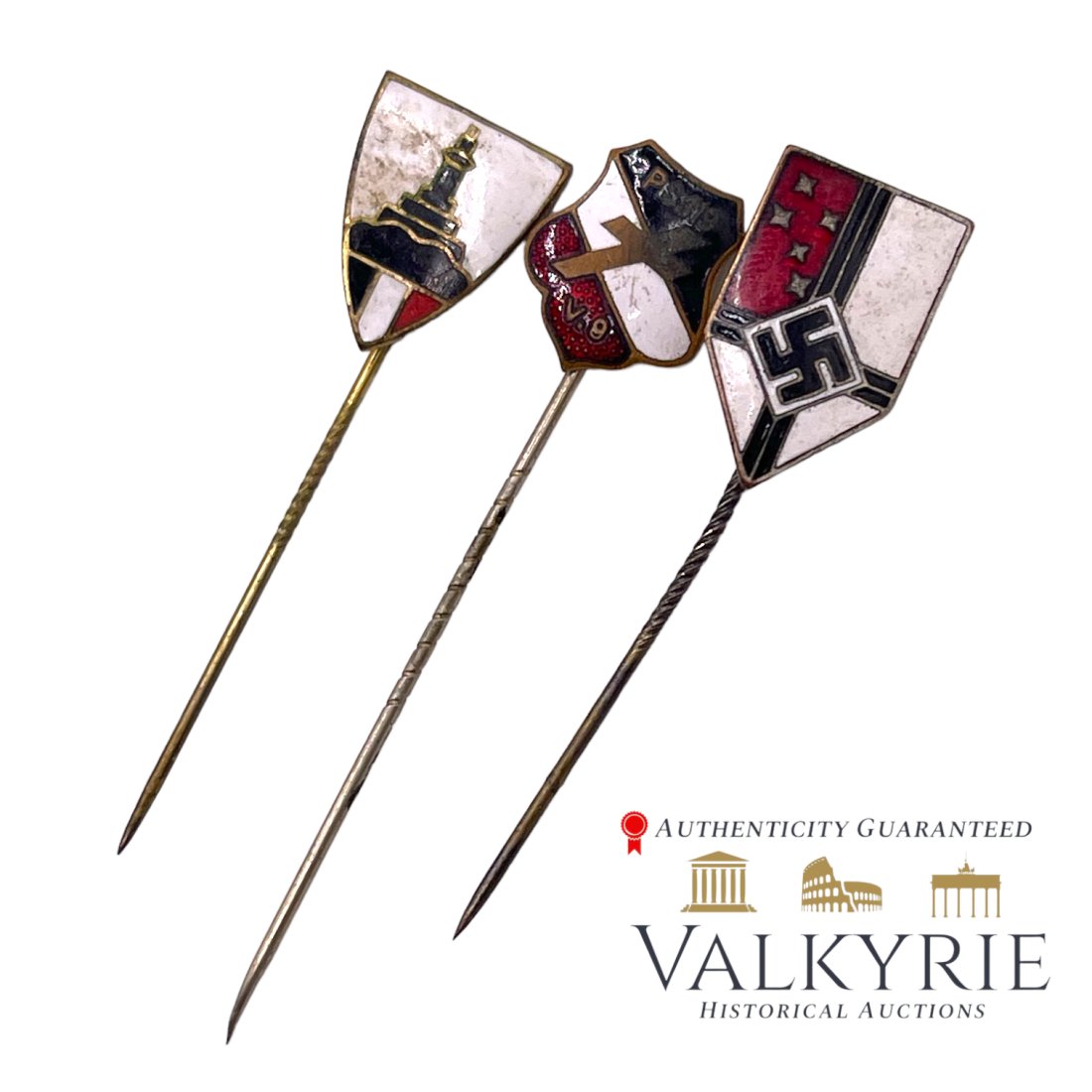 Set of Veterans Enamel Pins 2WW germany (1 of 2)