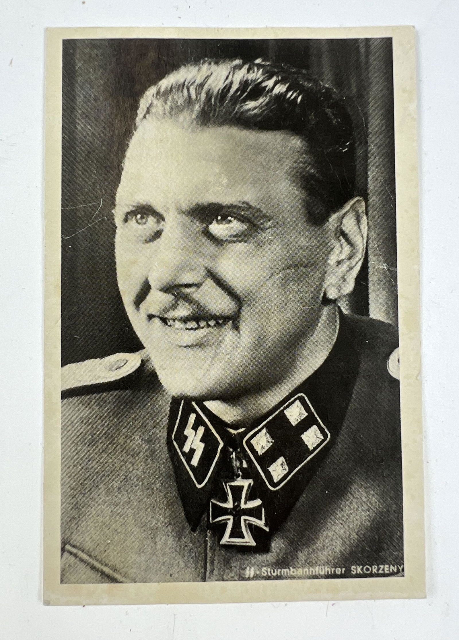 SS Sturmbannfuehrer Otto Skorzeny Postcard (1 of 2)