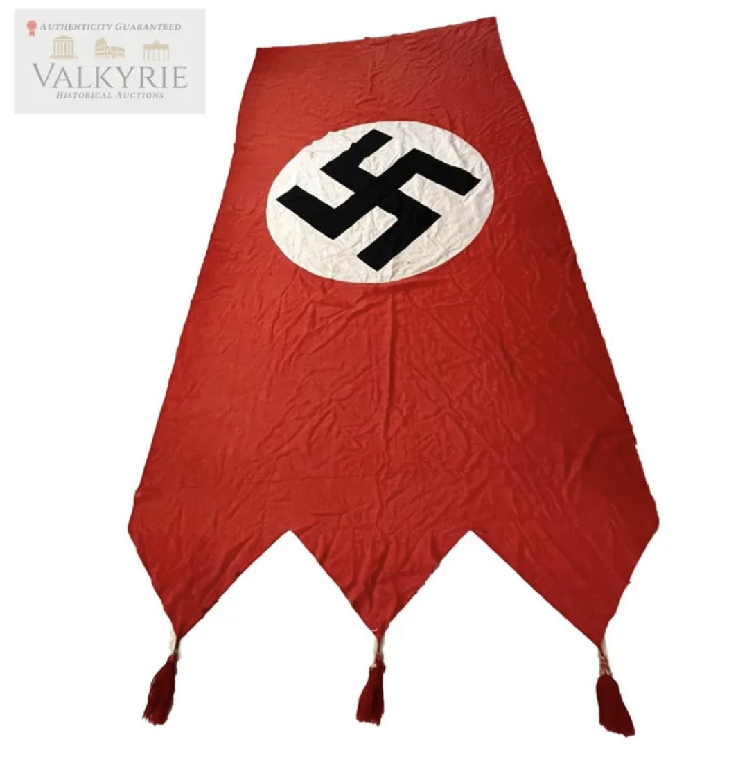 Huge NSDAP Tasseled Banner Flag - 14 FT (1 of 6)
