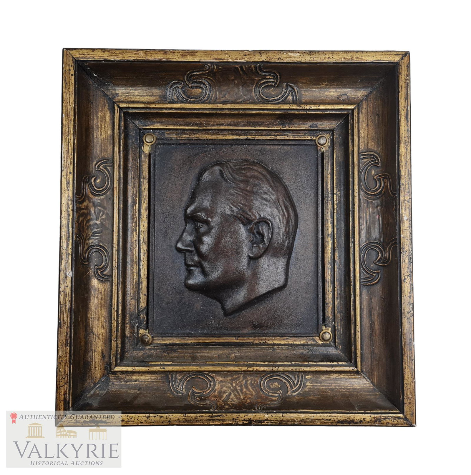 Hermann Goering Bronze Plaque in Original Frame (1 of 15)