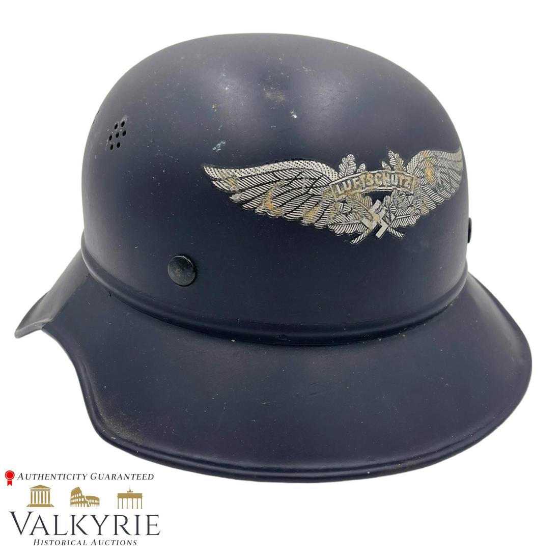 German WWII Luftschutz Helmet  (1 of 5)
