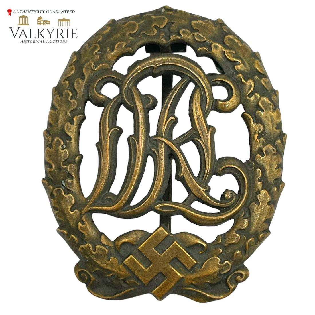 German WWII DRL Sport Badge in Bronze  (1 of 2)