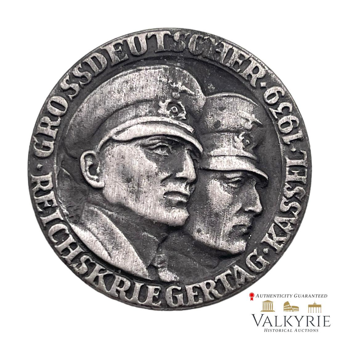 German WWII Reichskriegertag Kassel Badge Tinnie (1 of 2)